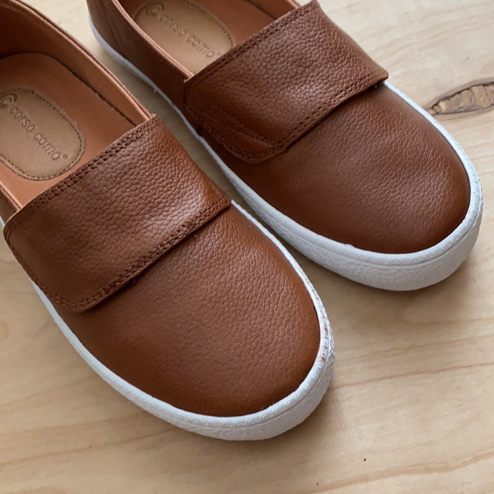 Cognac Leather Sneaker - Picture 3 of 11